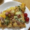 mantacarp's cooksnap of when they made 簡単☆ご飯ピザ.