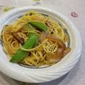 なーみなみ's cooksnap of when they made きのこと大葉の和風パスタ.