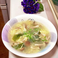 naopon☆'s cooksnap of when they made 超簡単！ワカメのふわふわ卵の中華スープ.