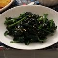 ☆hikonyan☆'s cooksnap of when they made 簡単一品＊栄養たっぷりほうれん草のナムル.
