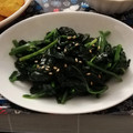☆hikonyan☆'s cooksnap of when they made 簡単一品＊栄養たっぷりほうれん草のナムル.