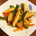 のえもゆ's cooksnap of when they made 生姜香る！笹かまと野菜のごまあえ.