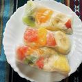 Rikk＠'s cooksnap of when they made まるでクレープ！？スイーツ生春巻き.