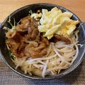 FrankAM's cooksnap of when they made 豚コマもやし卵だけ南蛮風ボリューム丼！.