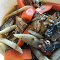 かずくん☆'s cooksnap of when they made 簡単缶詰めレシピ！いわし缶とごぼうの煮物.