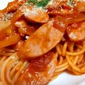 みれいく's cooksnap of when they made ＊市販のパスタソースナポリタン＊.