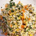 クックFJ5BNF☆'s cooksnap of when they made 海老、にら、炒り卵の炒飯.