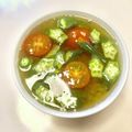 azbjbn's cooksnap of when they made 美肌！疲労回復！　オクラとトマトの味噌汁.