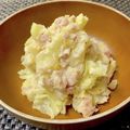 ☆３匹の子ぶた☆'s cooksnap of when they made 甘辛そぼろとキャベツのポテトサラダ。.