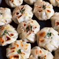 ひろむず's cooksnap of when they made にら饅頭.