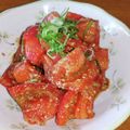 クックOYL6M9☆'s cooksnap of when they made ◇旨っ◇　トマトとすりごまの中華風サラダ.