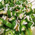 SUNMOONMOM's cooksnap of when they made オクラのおかかしらす和え.