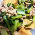 khp121's cooksnap of when they made 豚小間と小松菜と厚揚げの炒め物.