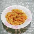 ＠迷子＠'s cooksnap of when they made まるごとトマトとベーコンのフジッリ.