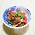 ＠迷子＠'s cooksnap of when they made トマト納豆ナムル風.