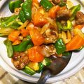 りぶやん's cooksnap of when they made 超簡単！豚コマ肉の揚げない酢豚！！.