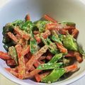 すずなまり's cooksnap of when they made シャキシャキ！きぬさやと人参のサラダ.