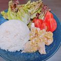 れなぽん♡'s cooksnap of when they made 炊飯器で簡単✤カオマンガイ.