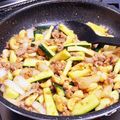 miko23kr's cooksnap of when they made ズッキーニと豚肉のカシューナッツ味噌炒め.