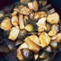 sato3★'s cooksnap of when they made 鶏もも肉と茄子と大根の煮物.