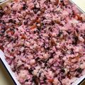 こまっちーやん's cooksnap of when they made ビーツの葉寿司.