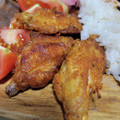 ゆきちん121212's cooksnap of when they made 鶏手羽中のサクサク焼き.