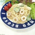 ＊naｰno＊'s cooksnap of when they made ちくわ&きゅうりのごまマヨdeサラスパ.