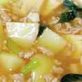 クックSV4QXZ☆'s cooksnap of when they made 厚揚げ・豚ひき肉・じゃがいも・甘辛煮物.