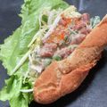クックM6DK2O☆'s cooksnap of when they made お手軽！和風焼き鳥サンド♪.