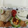 canaon's cooksnap of when they made スヌーピー*キャラ弁.