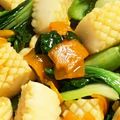 4cl​ove​r's cooksnap of when they made イカとチンゲン菜のオイスター炒め.