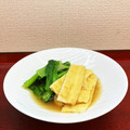 horseland's cooksnap of when they made 小松菜と油揚げのさっと煮.