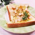 クックHG9V8Y☆'s cooksnap of when they made ✿魚ニソｄeカレーマヨチートースト✿.