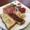 こつゆ514's cooksnap of when they made 梅ジャムとチョコでトースト.