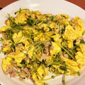 てきもき's cooksnap of when they made ツナと豆苗の卵炒め.