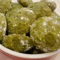 Antina＊'s cooksnap of when they made ほろ苦抹茶のスノーボールクッキー＊.
