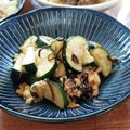 低カロ探検隊's cooksnap of when they made ズッキーニと卵の塩昆布炒め.