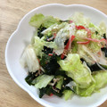 かしゅかしゅん's cooksnap of when they made 簡単副菜♪レタスとわかめの中華風サラダ.