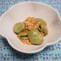 バカリャウ's cooksnap of when they made 空豆の 鶏そぼろ煮.