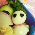 さんちゃん（╹◡╹）'s cooksnap of when they made キャラ弁　てるてるぼうず.