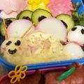 さんちゃん（╹◡╹）'s cooksnap of when they made キャラ弁*紫陽花おにぎり.