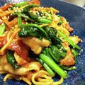 etsukoooo's cooksnap of when they made みそ醤油ダレのほうれんそう焼きそば.