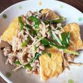 y_u♡'s cooksnap of when they made 麻婆油揚げwithエノキ(身内専用).
