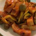 Canae_e's cooksnap of when they made しめじとウインナーのケチャップ炒め.