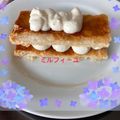 クック3VG036☆'s cooksnap of when they made 誰でも簡単に作れちゃうミルフィーユ♪.