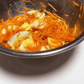 eco2yan's cooksnap of when they made にんじんとゆで卵の中華風サラダ.
