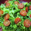 野菜大好きミーバ☆'s cooksnap of when they made ベビーリーフとトマトのサラダ.