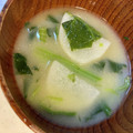 yu228's cooksnap of when they made 長芋とほうれん草の味噌汁.