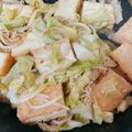 akk0san's cooksnap of when they made もやしとキャベツと厚揚げの豆板醤味噌炒め.