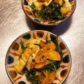 ピーナッツ子♪'s cooksnap of when they made 旬の香り！にんじんの葉と油揚げのゴマ炒め.